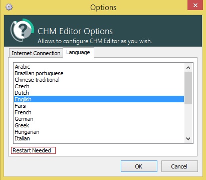 Choose language